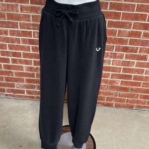 True Religion Black Logo Detailed Woman’s Jogging Pants